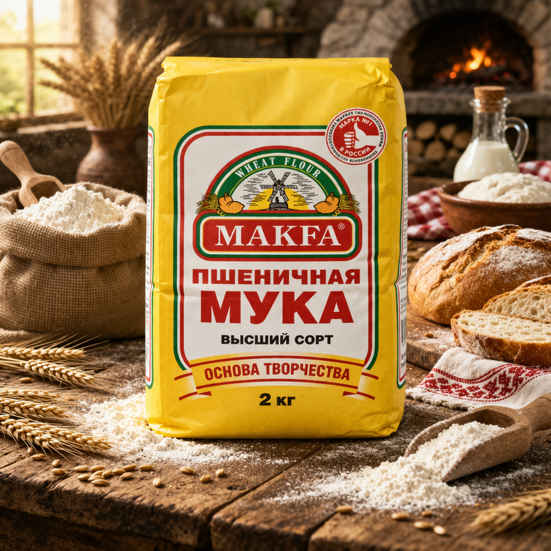 Makfa Wheat Flour Superior Grade 2000 g