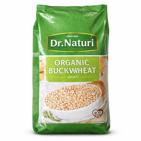 Dr. Naturi Organic Buckwheat Groats, Russian 800g (1.8lb)