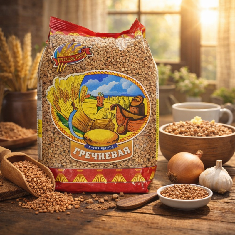 Russkoe Pole Buckwheat Groats 900 g