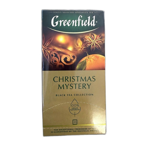Greenfield Christmas Mystery Black Tea Collection 25 Sachets 37.5g (1.3oz) | HE gallery 4605246004346 #2