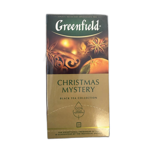 Greenfield Christmas Mystery Black Tea Collection 25 sachets | Hamilton Euromarket