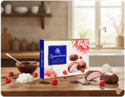 Vozdushenie Zephyr in Dark Chocolate Berry Parfait 200 g — authentic snack from Russia | Hamilton Euromarket