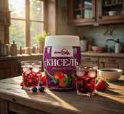Dachniy Instant Kissel Forest Berries Drink Mix 300 g — authentic beverage from Russia | Hamilton Euromarket