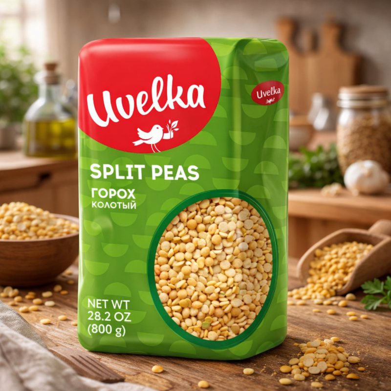 Uvelka Split Peas 800 g