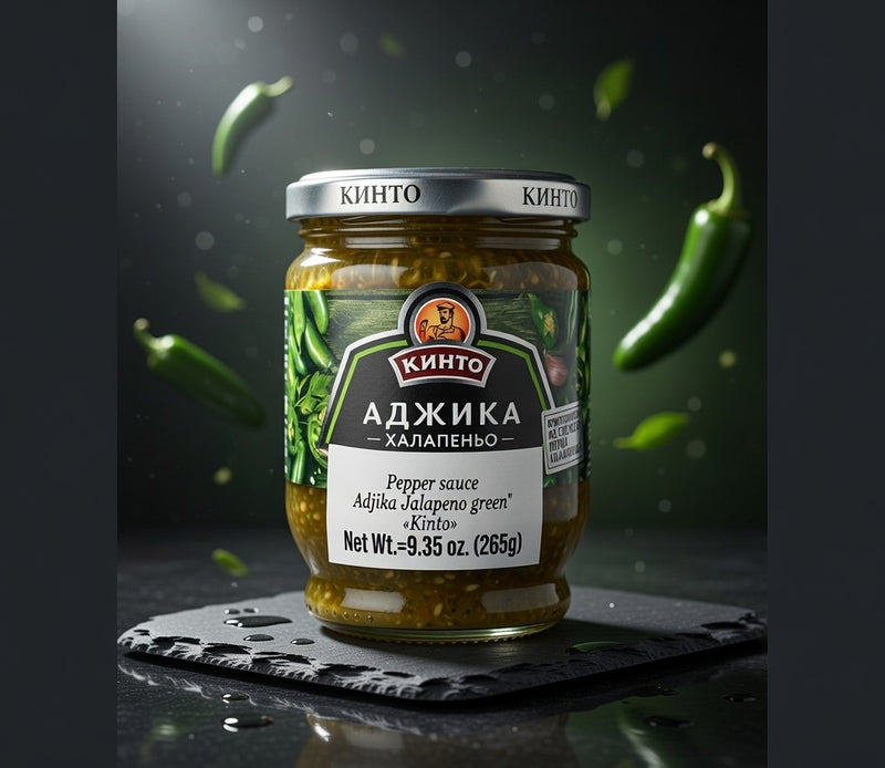 Kinto Adjika Jalapeno Green Pepper Sauce 265 g