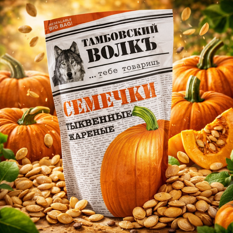 Tambovskiy Volk Roasted & Salted Sunflower Seeds 200 g