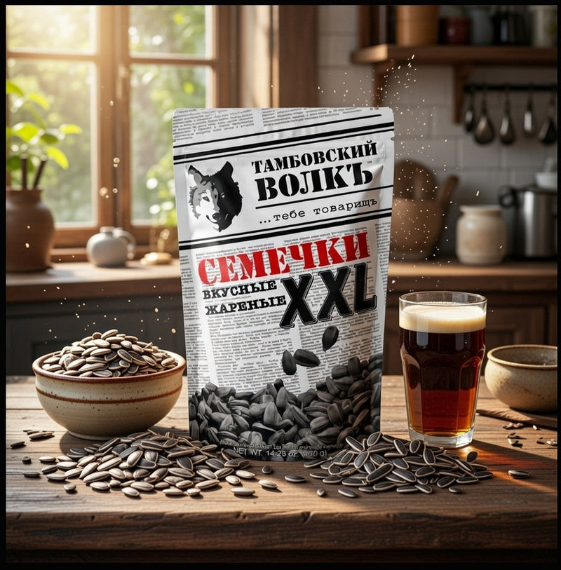 Tambovskiy Volk Roasted Salted Sunflower Seeds 500 g