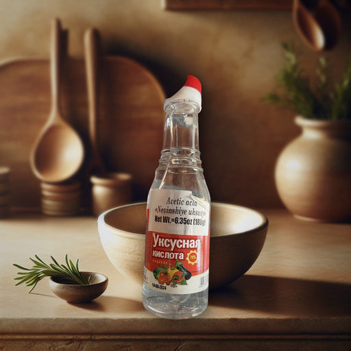 Khimprodukt Acetic Acid "nevinskiye Uksusy" 6.35oz (180g) — authentic baking from Russia | Hamilton Euromarket