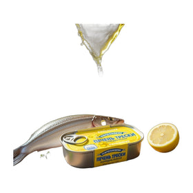 Ultramarin Atlantic Cod Liver in Own Oil, Russian Canned Fish 120g (4.2oz)