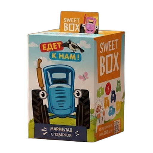 Sweet Box Blue Tractor Fruit Jelly Marmalade with Toy 10 g | Hamilton Euromarket