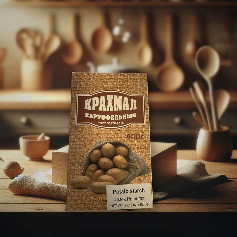 Istok Primum Potato Starch 400g — authentic baking from Russia | Hamilton Euromarket
