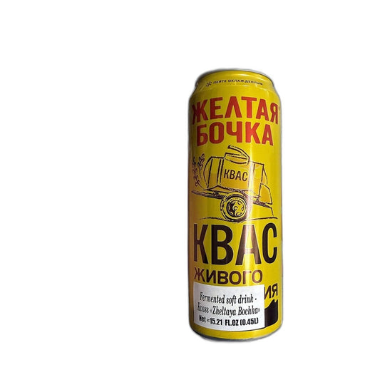 Trekhsosenskiy Zheltaya Bochka Kvass 450ml (15.2fl oz) | HE gallery 4640122543878 #2
