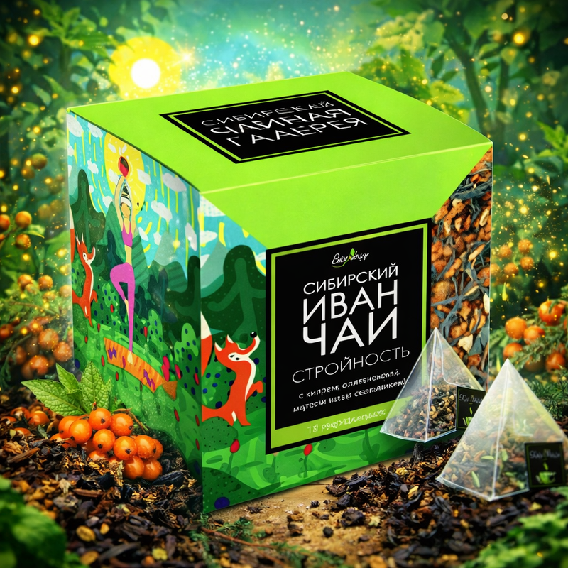 Bionergy Ivan Tea Slimness Ginger & Sea Buckthorn 15 Tea Bags 63 g