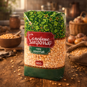 Semeynie Zakroma Split Peas 800 g — authentic pantry from United States | Hamilton Euromarket