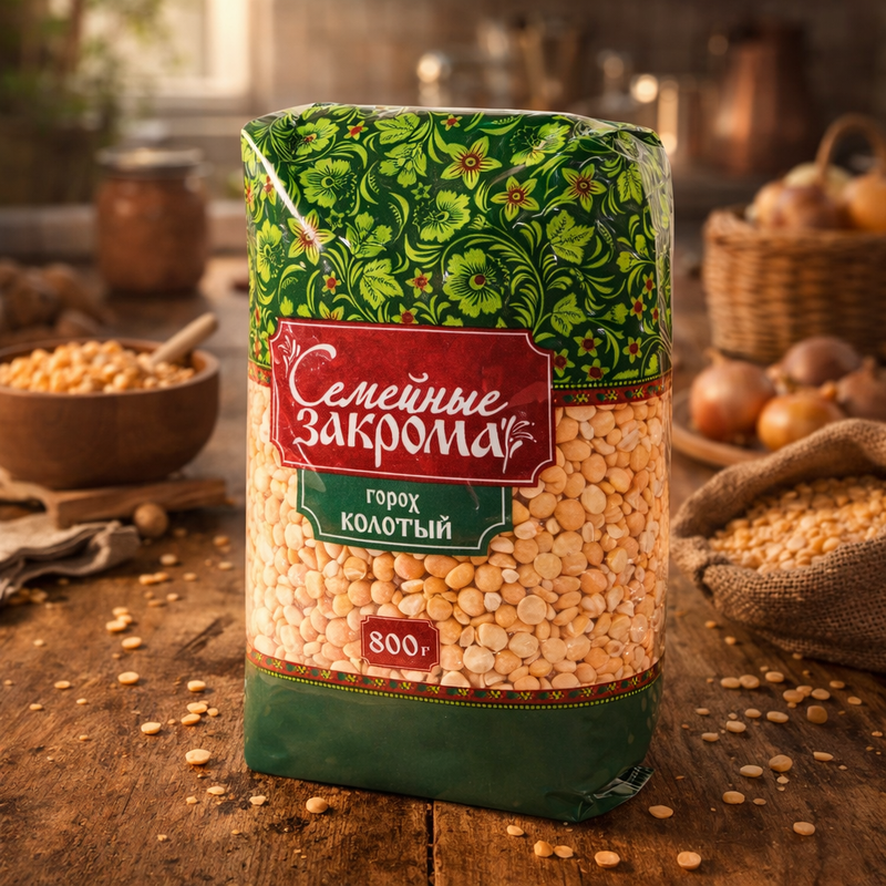 Semeynie Zakroma Split Peas 800 g