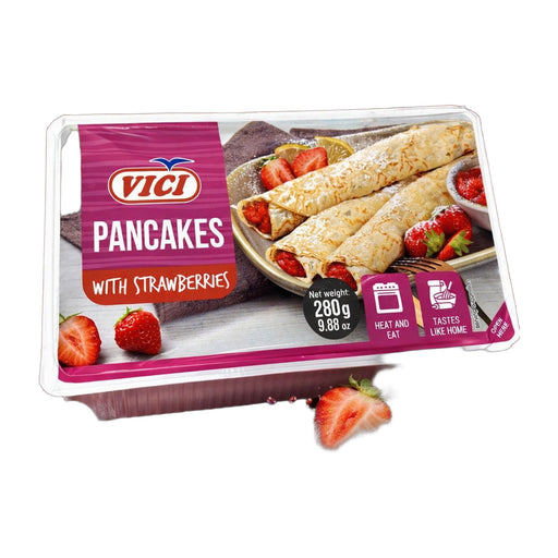 Vici Pancakes with Strawberries 280 g | Hamilton Euromarket