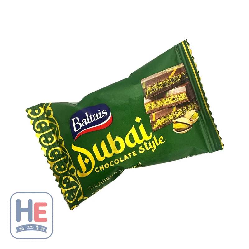 Baltais Dubai Chocolate Style Glazed Curd Bar 38g (1.3oz) | HE hero 4750072519172