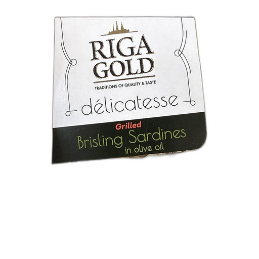 Riga Gold Délicatesse Grilled Brisling Sardines in Olive Oil, Latvian 100g (3.5oz) | HE gallery 4750265002061 #2