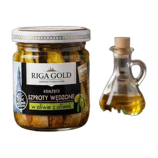 Riga Gold Smoked Sardines in Oil 100 g (3.53 oz) 100 g | Hamilton Euromarket