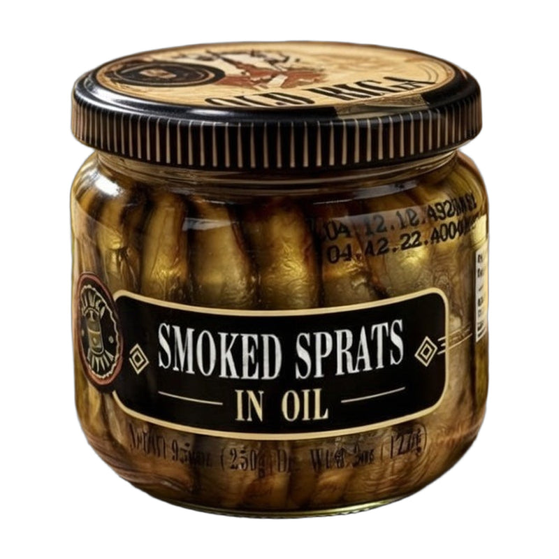 Riga Gold Smoked Sprats in Oil (Canned Fish) 250 g | Hamilton Euromarket