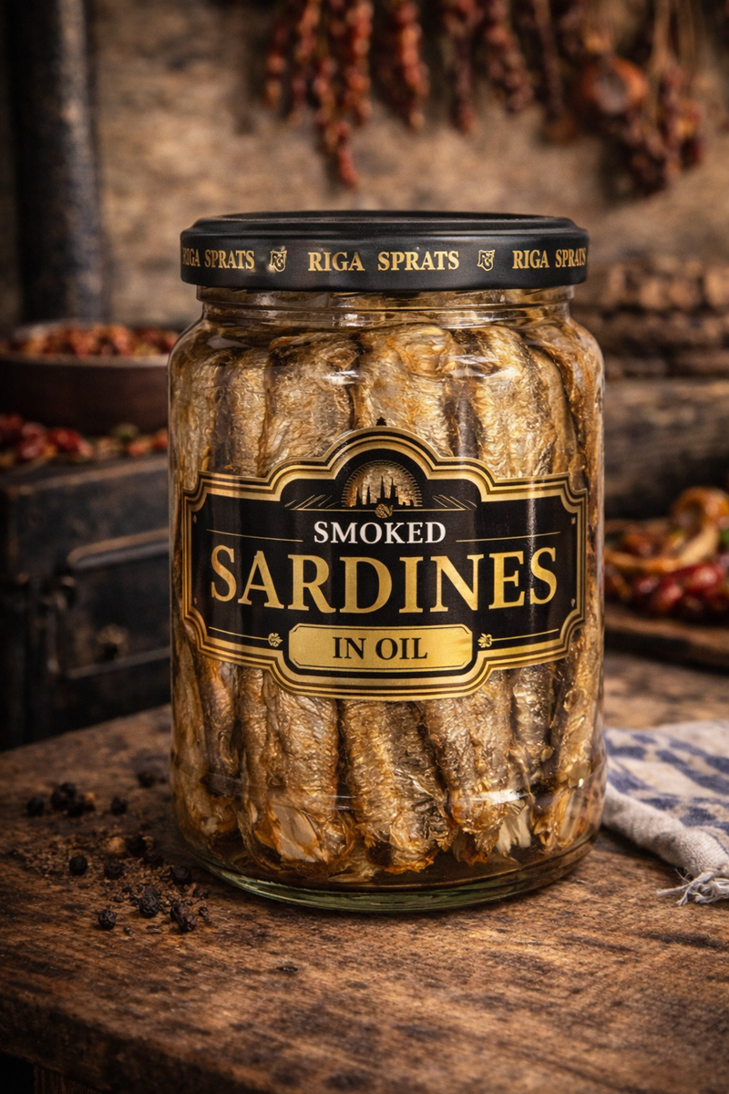 Riga Sprats Smoked Sardines in Oil