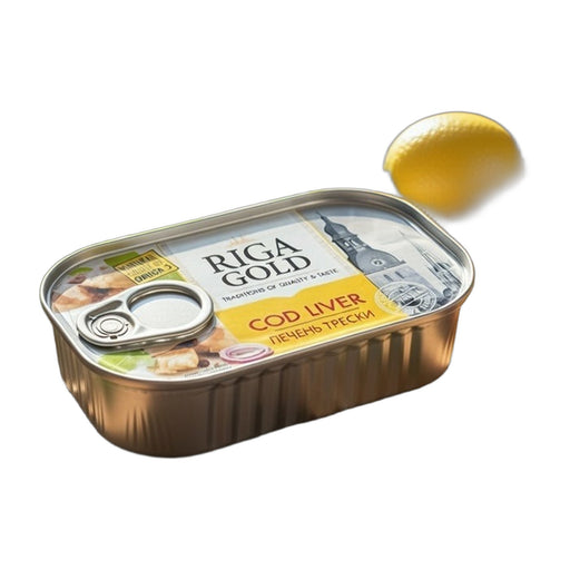 Riga Gold Cod Liver in Own Oil 121 g (4.27 oz) 121 g | Hamilton Euromarket