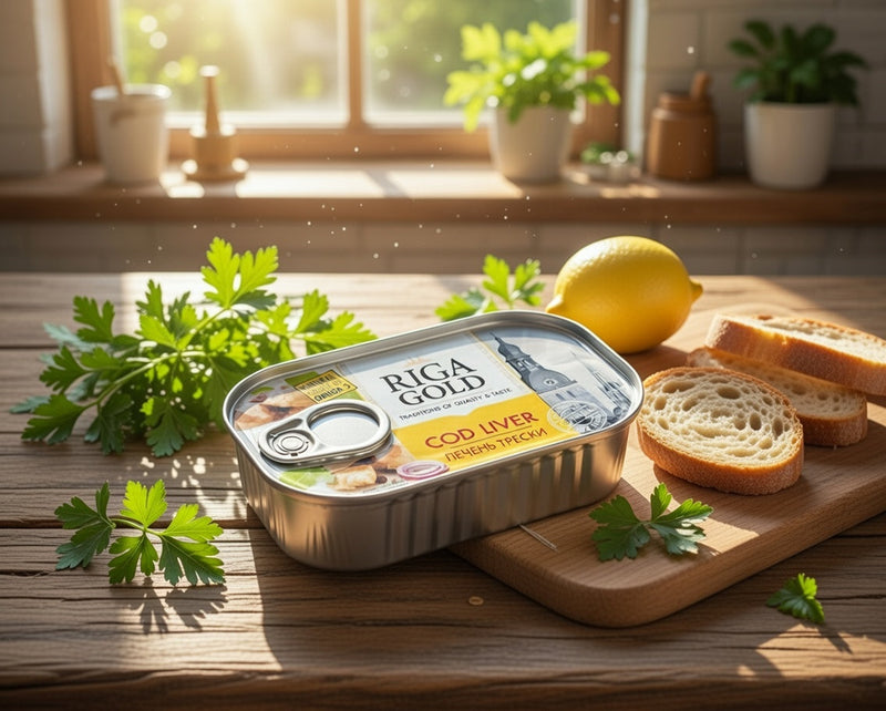 Riga Gold Cod Liver in Own Oil 121 g (4.27 oz) 121 g