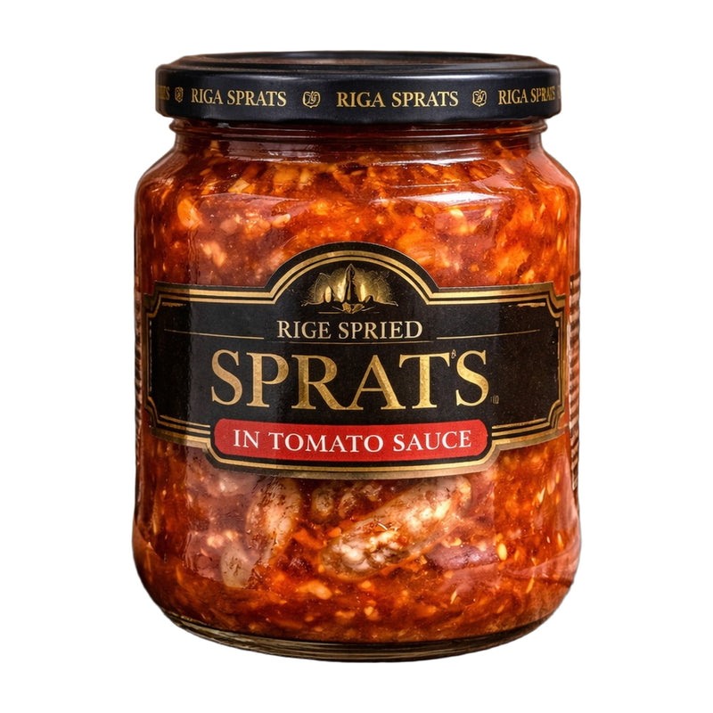 Riga Sprats Fried Sprats in Tomato Sauce 250 g | Hamilton Euromarket
