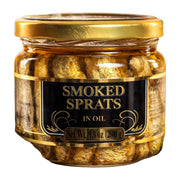 Riga Gold Smoked Sprats in Oil Glass Jar (Canned Fish) 270 g | Hamilton Euromarket
