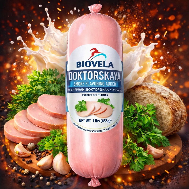 Biovela Doktorskaya Cooked Bologna (Smoke Flavoring Added) 453 g