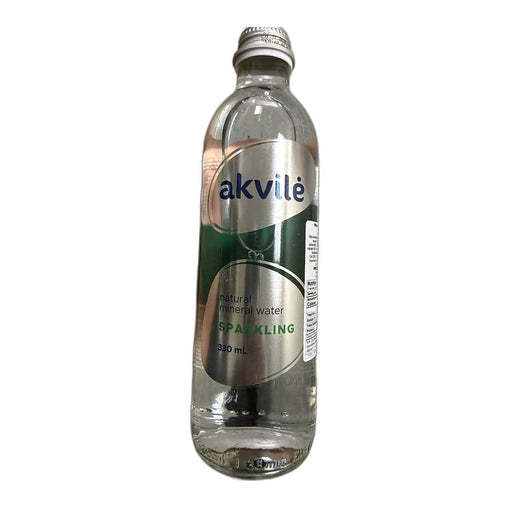 Akvilė Natural Sparkling Mineral Water, Lithuanian 330ml (11.2fl oz) | HE gallery 4770405228854 #2