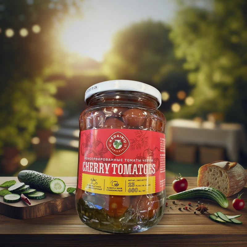 Kedainiu Konserva Cherry Tomatoes 680 g — authentic pantry from Lithuania | Hamilton Euromarket