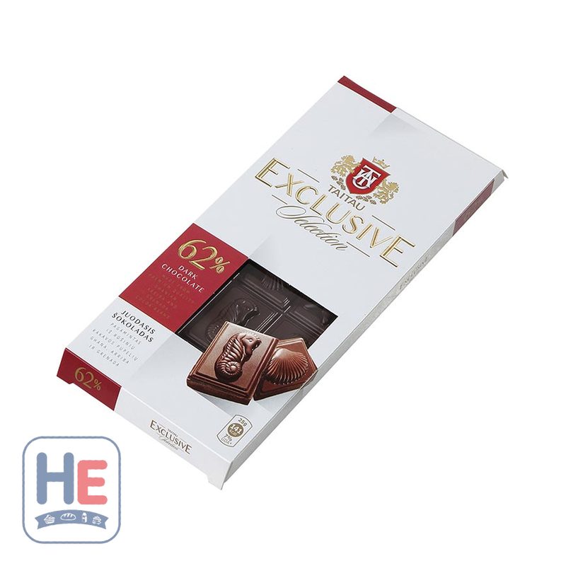 Taitau Exclusive Dark Chocolate 62% 100g (3.5oz) | HE hero 4779021230265