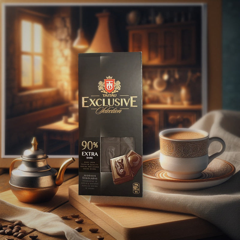 Taitau Exclusive Selection Chocolate, Extra Dark 100 g — authentic snack from United States | Hamilton Euromarket