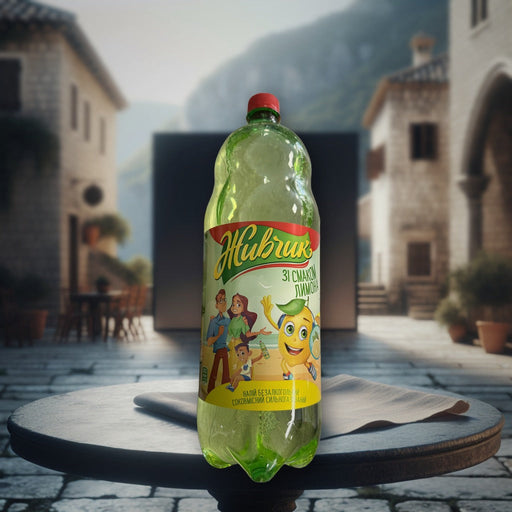 Zhyvchyk Lemon Flavored Carbonated Drink 2l — authentic beverage from Ukraine | Hamilton Euromarket