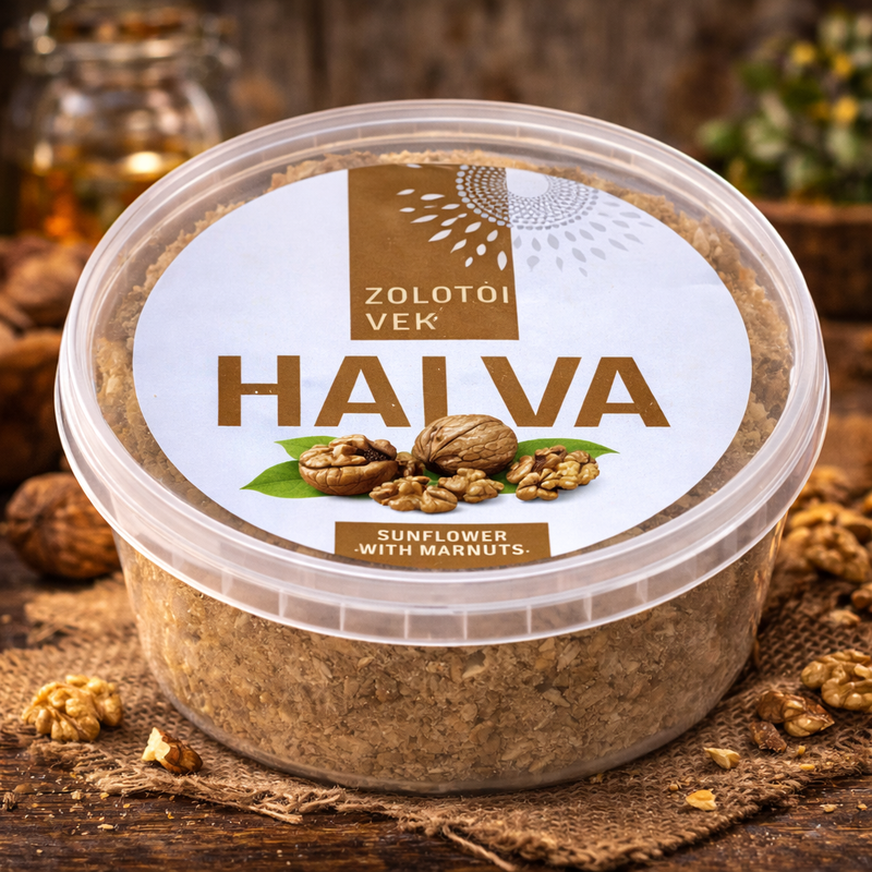 Zolotoi Vek Halva Sunflower with Walnuts 360 g