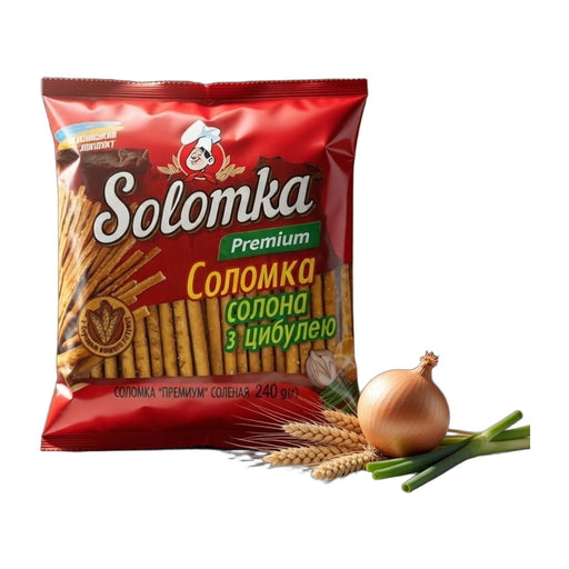 Solomka Bread Sticks with Onion 240 g | Hamilton Euromarket