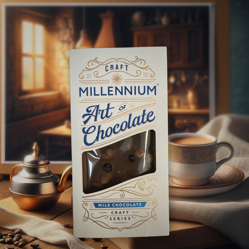Millennium Craft Series Milk Chocolate With Cashew, Hazelnut, Almond, And Currants 100g — authentic snack from Ukraine | Hami