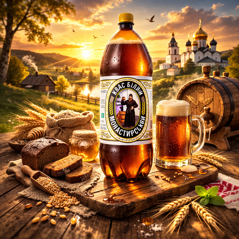 White Kvas Monastyrskiy 2 L