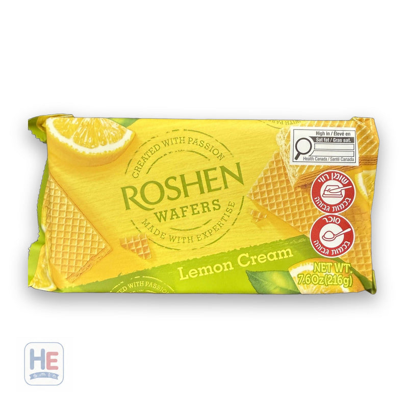 Roshen Wafers Lemon Cream 216 g (7.6 oz)