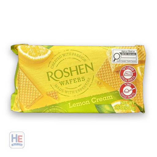 Roshen Wafers Lemon Cream 216 g (7.6 oz)