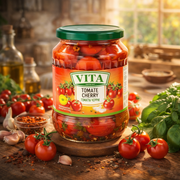 Vita Pickled Cherry Tomatoes 680 g — authentic pantry from Kosovo | Hamilton Euromarket
