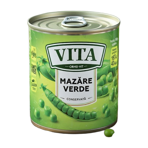 Orhei-Vita Green Peas 420 g | Hamilton Euromarket