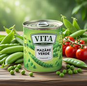 Orhei-Vita Green Peas 420 g — authentic pantry from Moldova | Hamilton Euromarket