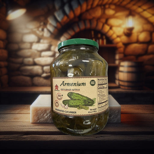 Armenium Marinated Cucumber 60 oz (1700 G) — authentic pantry from Armenia | Hamilton Euromarket