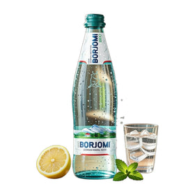 Borjomi Sparkling Natural Mineral Water, Georgian 500ml (16.9fl oz)