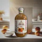 Georgia's Natural Apricot Juice Cold Pressed 100% Natural Juice Pure 33.8 Fl oz (1.05qt 1l) — authentic beverage from Georgia
