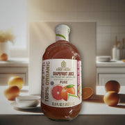 Georgia's Natural Grapefruit Juice Cold Pressed 100% Natural Juice Pure 33.8 Fl oz (1.05qt) (1 L) — authentic beverage from G