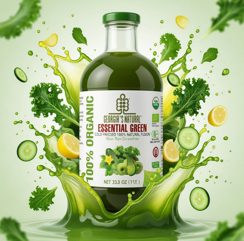 Georgia'S Natural Essential Green Organic Juice 1 L