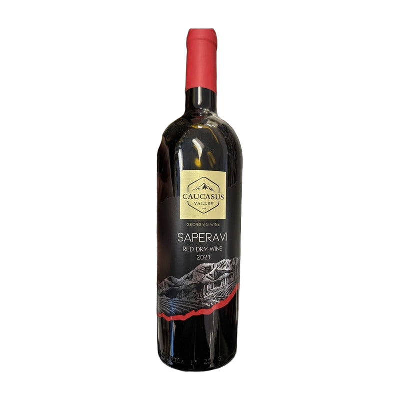 Caucasus Valley Saperavi Red Dry Wine 2021 750ml | Hamilton Euromarket
